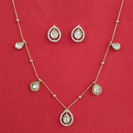 Kundan Classic Pendant Set with Carat Plating
