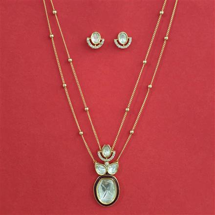 Kundan Classic Pendant Set with Carat Plating