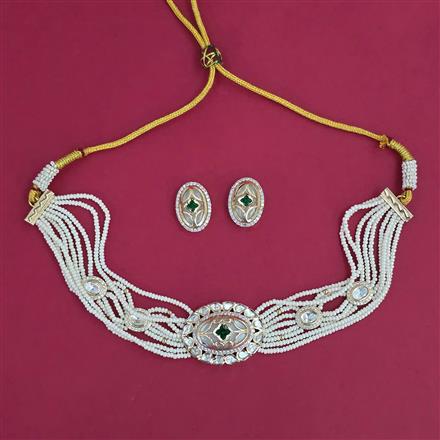 Kundan Choker Necklace with Carat Plating