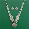 Kundan Mother Of Pearl Necklace with Carat Plating