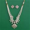 Kundan Mother Of Pearl Necklace with Carat Plating