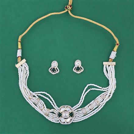 Kundan Choker Necklace with Carat Plating