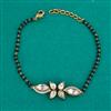 Kundan Hand Mangalsutra Bracelet with Mehndi Plating