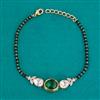 Kundan Hand Mangalsutra Bracelet with Carat Plating