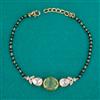 Kundan Hand Mangalsutra Bracelet with Carat Plating
