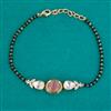 Kundan Hand Mangalsutra Bracelet with Carat Plating