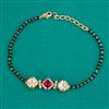 Kundan Hand Mangalsutra Bracelet with Carat Plating