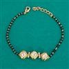 Kundan Hand Mangalsutra Bracelet with Carat Plating