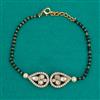 Kundan Hand Mangalsutra Bracelet with Mehndi Plating