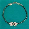Kundan Hand Mangalsutra Bracelet with Carat Plating