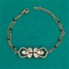 Kundan Hand Mangalsutra Bracelet with Mehndi Plating