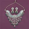 Kundan Choker Necklace With Mehndi Plating