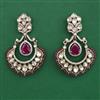 Kundan Classic Earring With Mehndi Plating