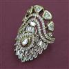 Kundan Adjustable Ring with Mehndi Plating