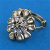 Kundan Adjustable Ring with Mehndi Plating