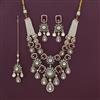 Kundan Layered Necklace with Carat Plating