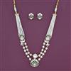 Kundan Pearl Necklace with Carat Plating