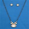 Kundan Classic Mangalsutra with Mehndi Plating