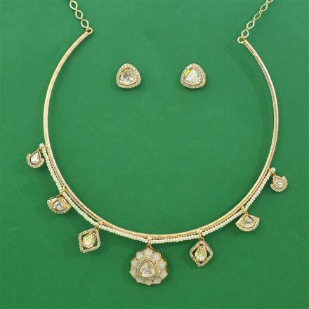 Kundan Hasli Necklace with Carat Plating