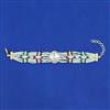 Kundan Pearl Bracelet with Carat Plating