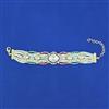 Kundan Pearl Bracelet with Carat Plating