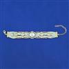 Kundan Pearl Bracelet with Carat Plating