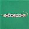 Kundan Pearl Bracelet with Carat Plating