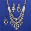 Kundan Classic Necklace with Mehndi Plating