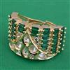Kundan Adjustable Ring with Carat Plating