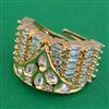 Kundan Adjustable Ring with Carat Plating