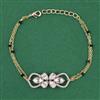 Kundan Adjustable Bracelet with Carat Plating