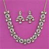 Kundan Classic Necklace with Mehndi Plating