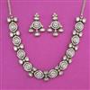 Kundan Classic Necklace with Mehndi Plating
