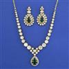 Kundan Classic Necklace with Mehndi Plating