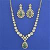 Kundan Classic Necklace with Mehndi Plating