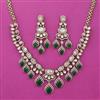 Kundan Classic Necklace with Mehndi Plating