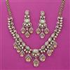 Kundan Classic Necklace with Mehndi Plating