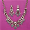Kundan Classic Necklace with Mehndi Plating