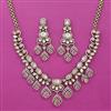 Kundan Classic Necklace with Mehndi Plating