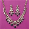 Kundan Classic Necklace with Mehndi Plating