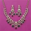 Kundan Classic Necklace with Mehndi Plating