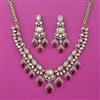 Kundan Classic Necklace with Mehndi Plating