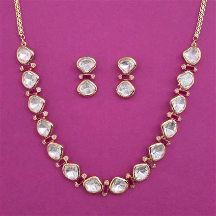 Kundan Classic Necklace with Carat Plating