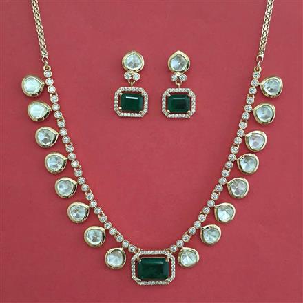 Kundan Classic Necklace with Carat Plating