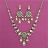 Kundan Classic Necklace with Mehndi Plating
