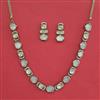 Kundan Classic Necklace with Mehndi Plating Carat Plating