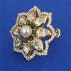 Kundan Adjustable Ring with Carat Plating