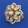 Kundan Adjustable Ring with Carat Plating