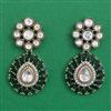 Kundan Classic Earring with Mehndi Plating
