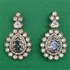 Kundan Classic Earring with Mehndi Plating